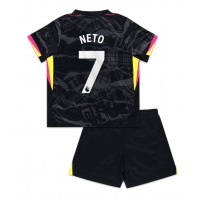 Maglia Calcio Chelsea Pedro Neto #7 Terza Divisa Bambino 2024-25 Manica Corta (+ pantaloncini)